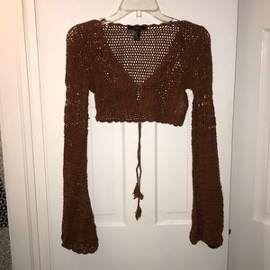 Forever 21 *NEVER WORN* Beach Knit Crop Top
